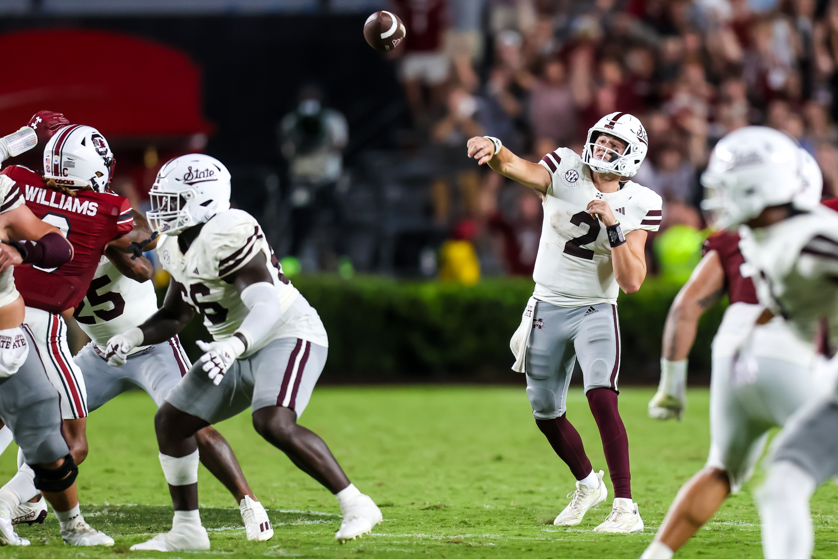 NCAA Football: Mississippi State at South Carolina