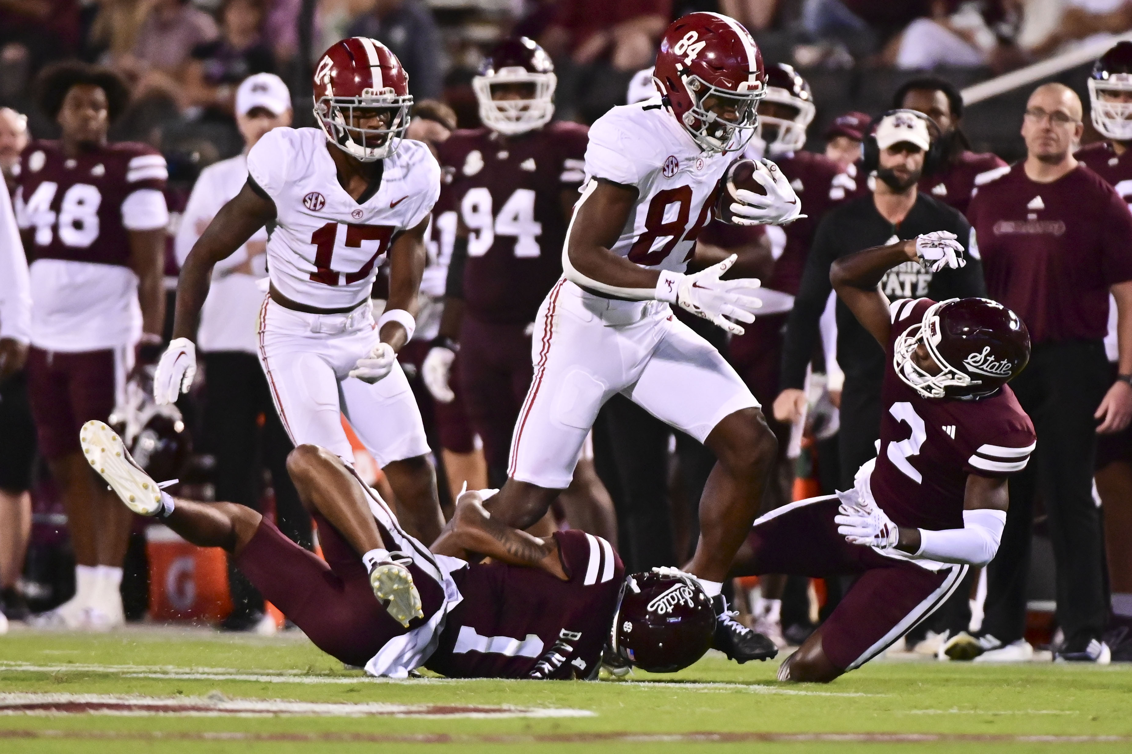 NCAA Football: Alabama at Mississippi State